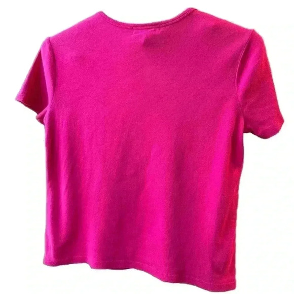 NWT Lauren Hot pink t-shirt women’s size M - Picture 6 of 8